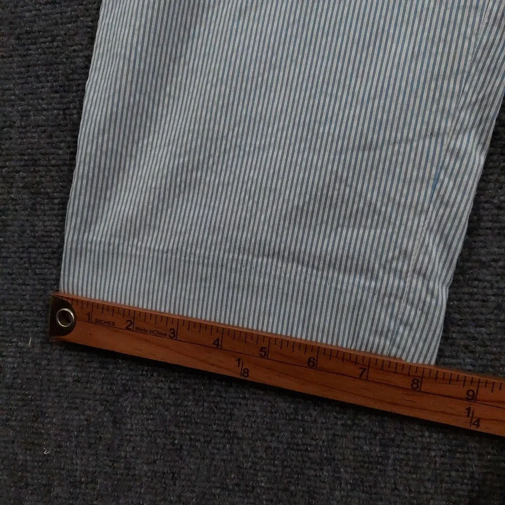 Vintage Louis Raphael Seersucker Pants Mens 34x30 (Fits 34x29) Summer Boating